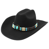 Cowboy Hat with Native Beads