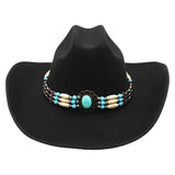Cowboy Hat with Native Beads