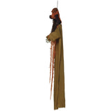 6 FT Hanging Animated Witch