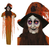 6 FT Hanging Animated Witch