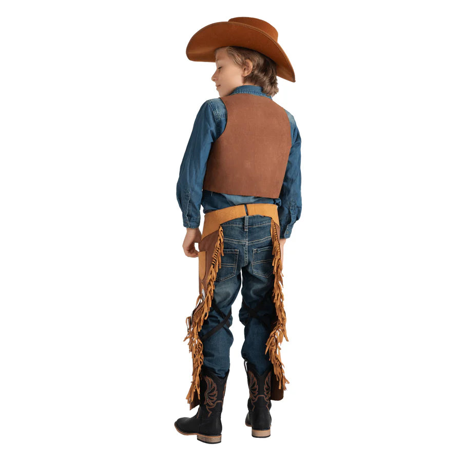 Zamarra y chaleco de vaquero