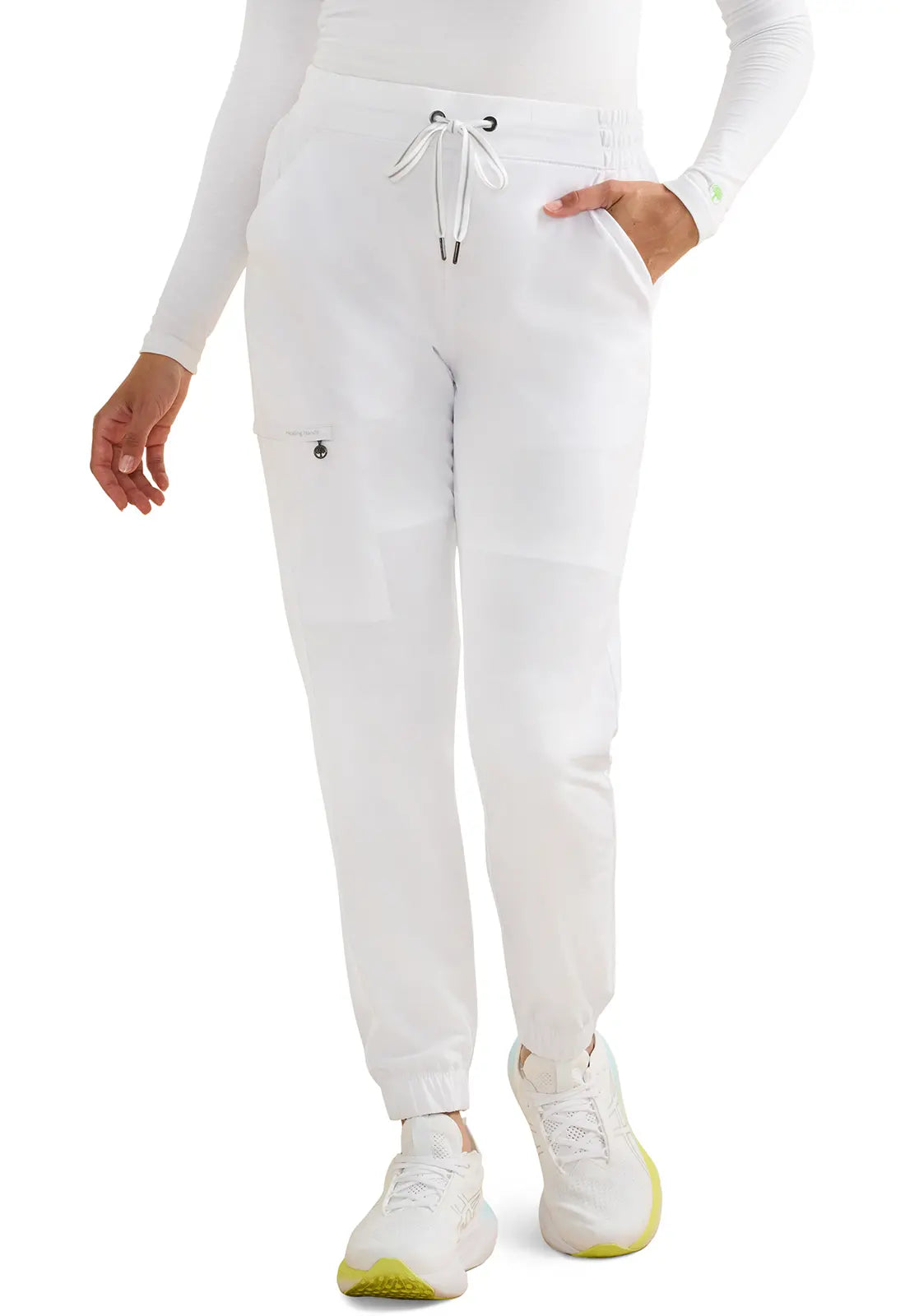 Pantalones deportivos Tate de camuflaje blanco y negro