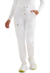 Pantalones deportivos Tate de camuflaje blanco y negro