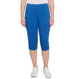 Americana Clamdigger Azul de Ruby Rd con dobladillo de escalera