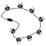 Collar de calavera LED del Día de Muertos