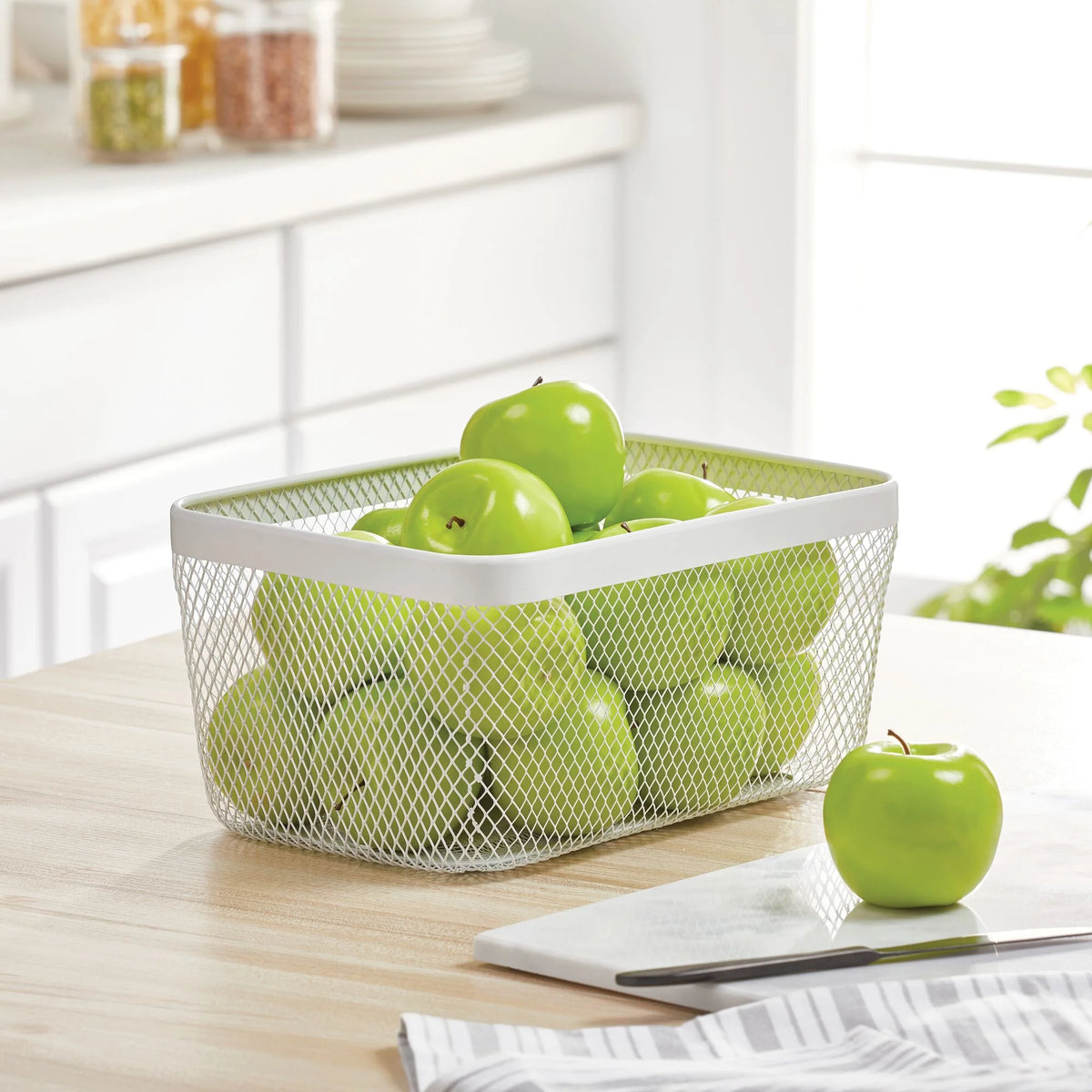 Basket White 12 x 9 x 6