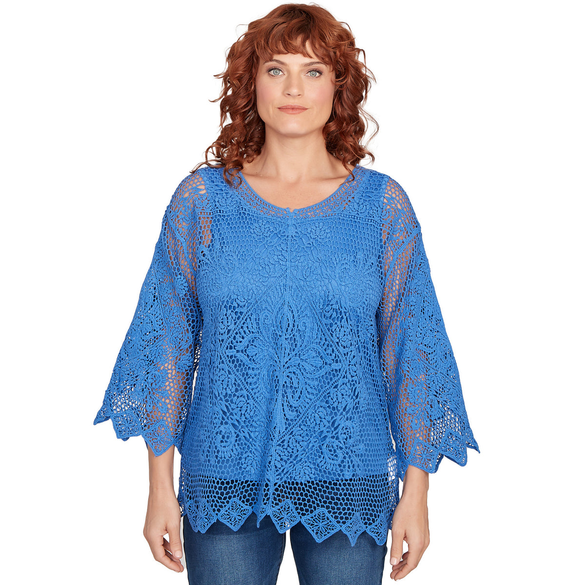 Top de crochet con medallón forrado Ultramarine - Ruby Rd