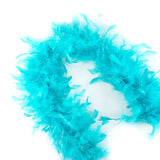 Boa de Plumas de Disfraz para Niñas Pequeñas - Turquesa Hielo/Lurex Ópalo