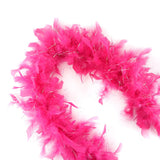 Boa de Plumas para Disfraz de Niñas - Sorbete de Frambuesa/Lúrex Ópalo