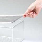 Caja de zapatos para armario - Zapatos de tacón de cuña transparentes