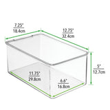 Caja de zapatos para armario - Zapatos de tacón de cuña transparentes