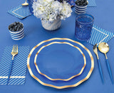 Bella Cutlery Gold/ Blue  Handle