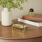 Dachsie Ring Holder Brass