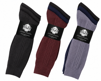 3 pares de calcetines de vestir para hombre