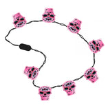 Collar de calavera LED del Día de Muertos