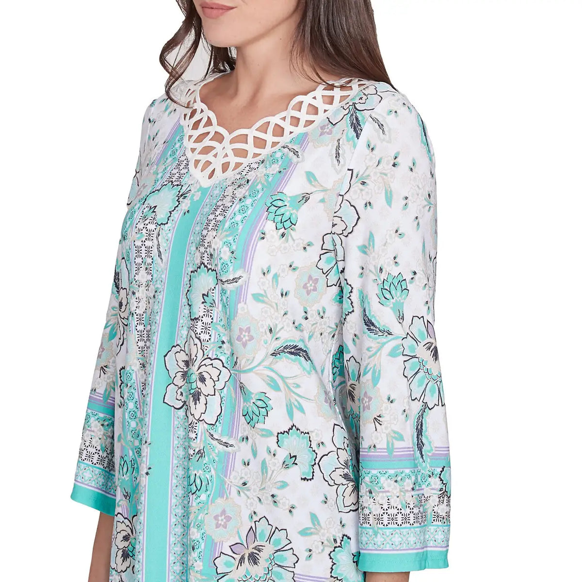 Top de crepé con estampado floral y fular Julep Multi - Ruby Rd