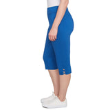 Americana Clamdigger Azul de Ruby Rd con dobladillo de escalera