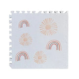 Tapete de juego con diseño 6 piezas - Marfil / Blanco