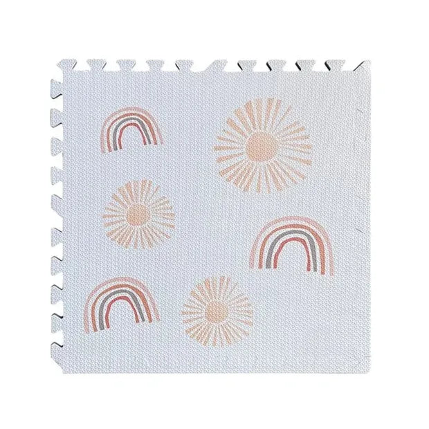 Tapete de juego con diseño 6 piezas - Marfil / Blanco
