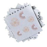 Tapete de juego con diseño 6 piezas - Marfil / Blanco
