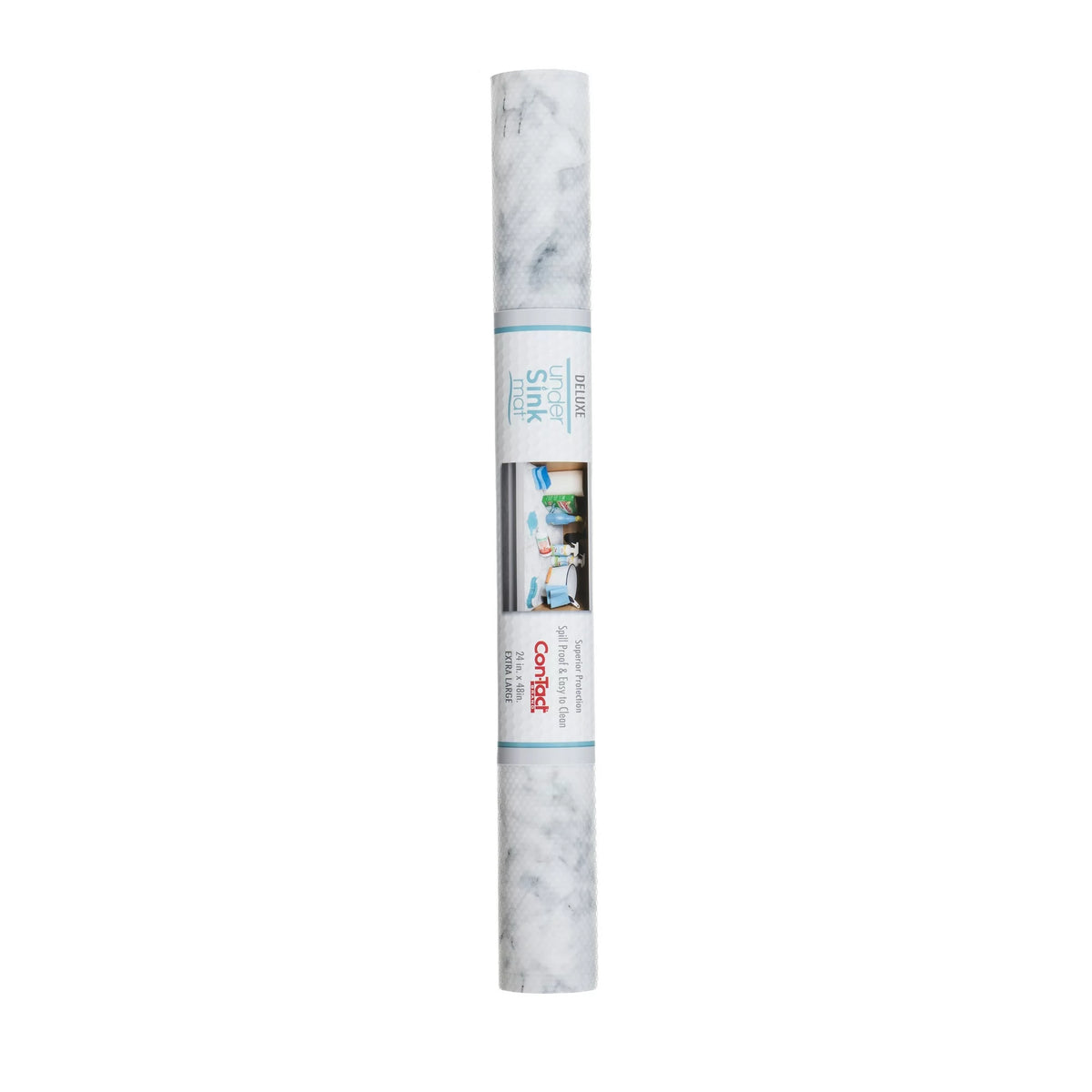 Tapete para debajo del fregadero Mármol clásico gris - Rollo horizontal 24 pulg. x 48 pulg.