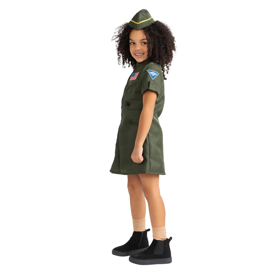 Vestido de piloto de combate