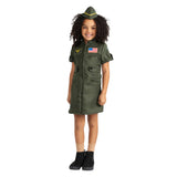 Vestido de piloto de combate