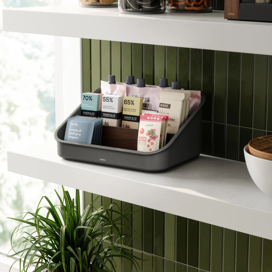Organizador Bellwood Packet Negro/Nogal