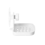 Jabonera Adhesiva Flexible Blanca