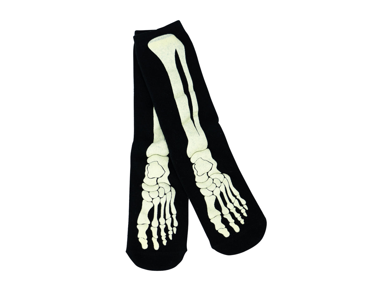 Funny Bones Glow in the Dark Socks