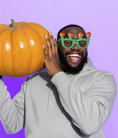¡Luces espeluznantes! Gafas de Halloween gigantes con luces intermitentes