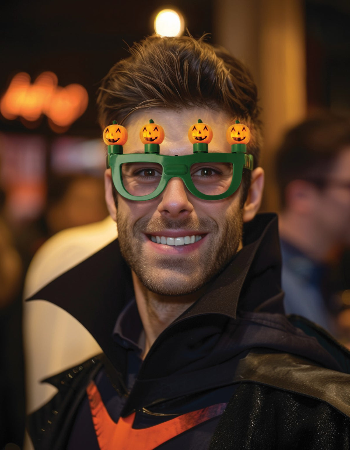 Spooky LITES! Jumbo Flashing Halloween Glasses