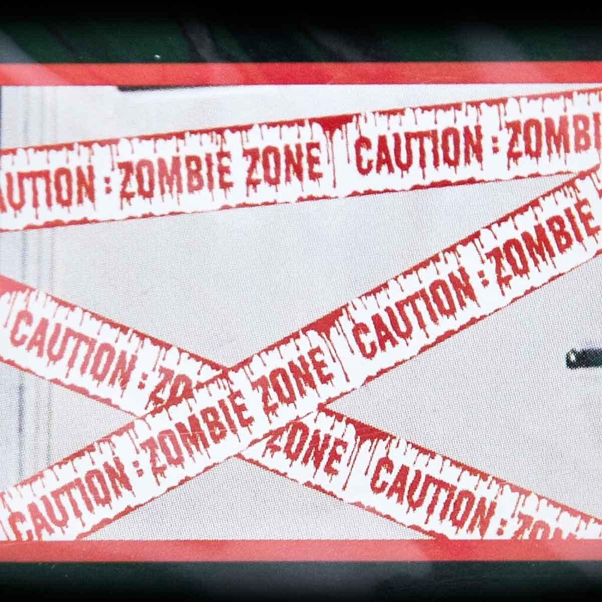 Cinta de advertencia de Halloween, 9,1 m (2 estilos)