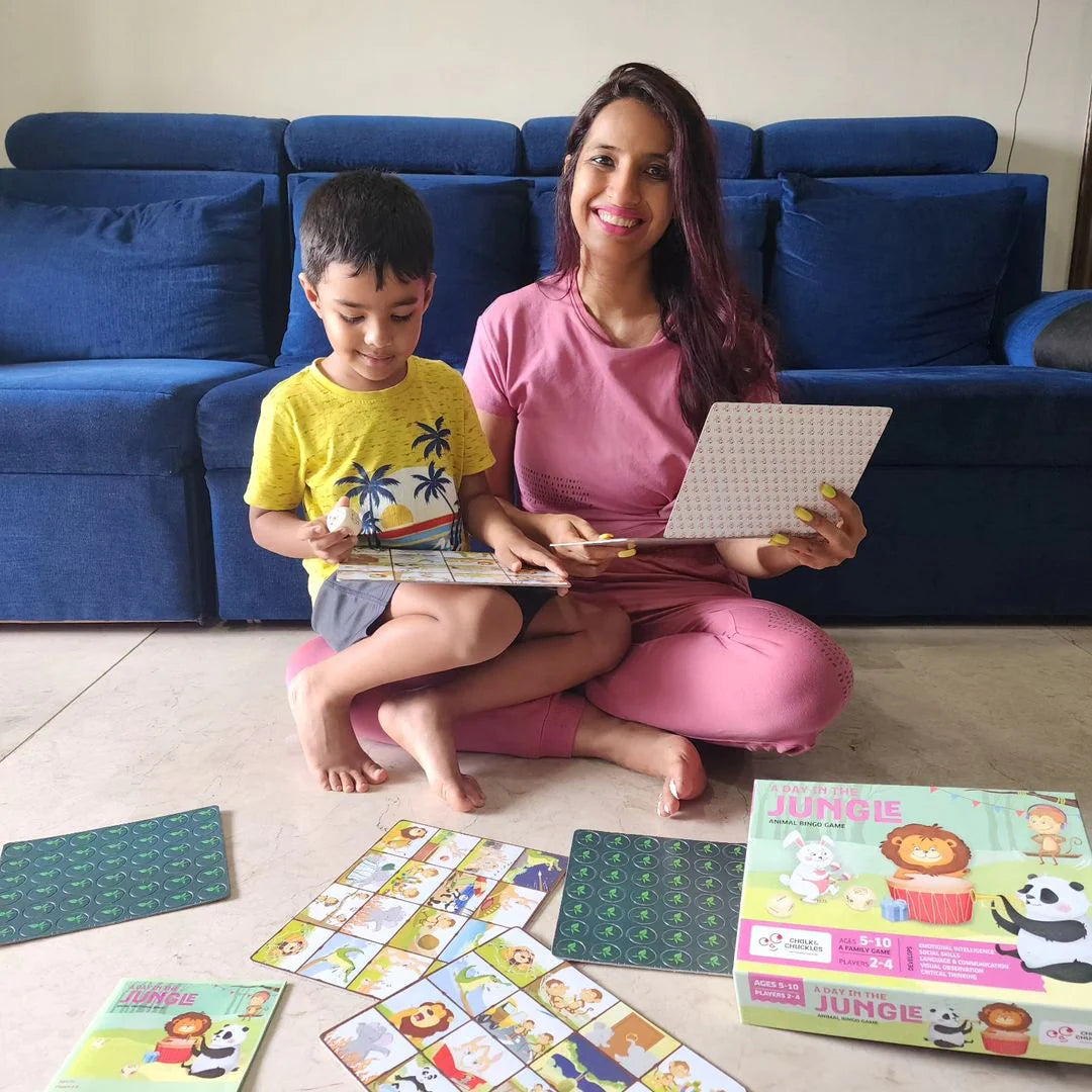 A Day in the Jungle Matching Game
