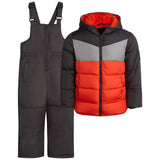 Colorblock Snowsuit Charcoal