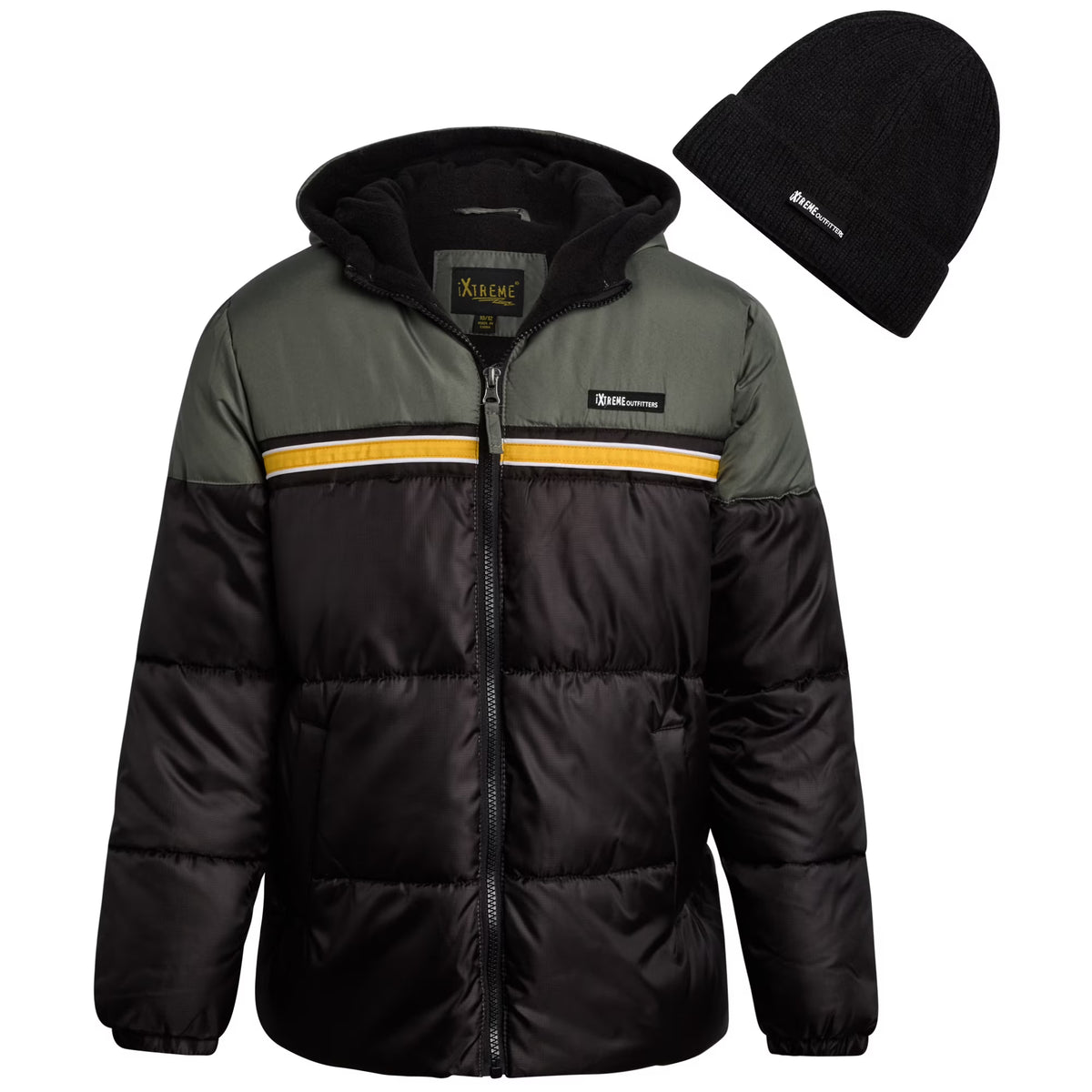 Puffer de rayas en el pecho GWP Oliva