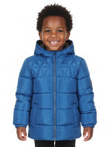 New Solid Puffer Dark Blue