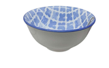 Bowl  Blue/White   6"