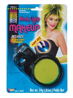 Bote de maquillaje neón verde