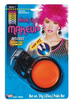 Neon Make Up Pot Orange