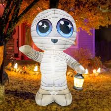 Decoración hinchable de Halloween de 1,58 m de alto - Momia
