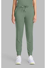Pantalón jogger Bekah de tiro medio color verde Acadia