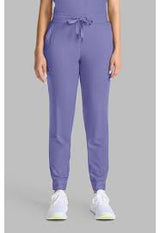Jogger Bekah de tiro medio color violeta persa