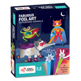 Chalk & Chuckles Fabulous Foil Art - Superhero Animals
