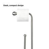 Teardrop Toilet Paper Stand – Nickel