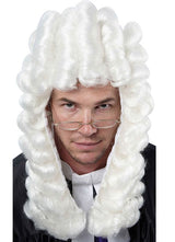 White Judge Wig