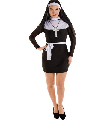 Disfraz de monja pecadora para mujer