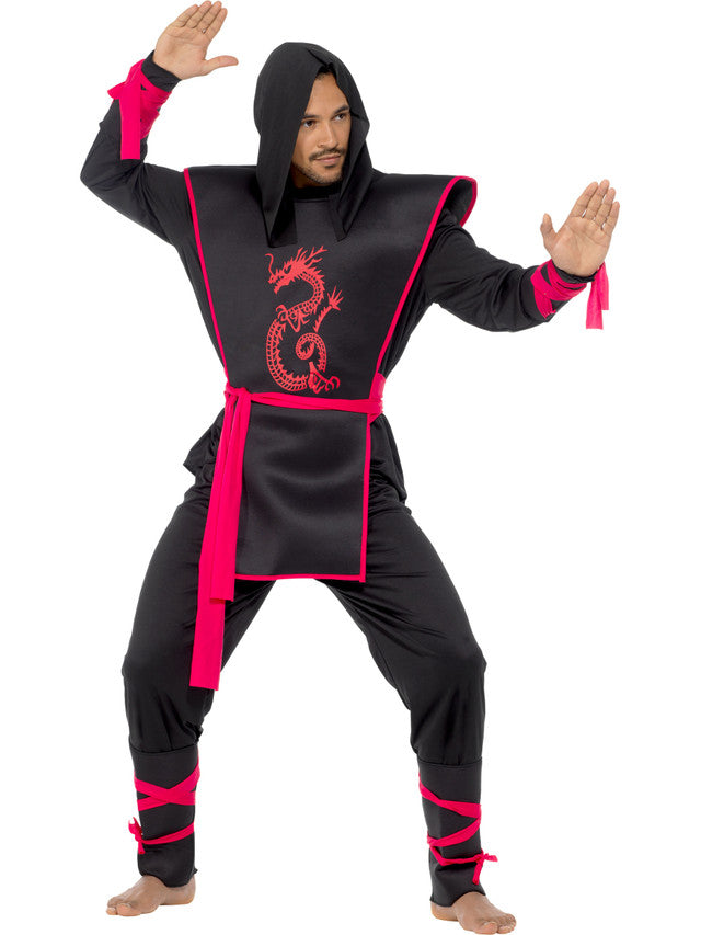 Disfraz de Ninja de la Sombra Dragón Negro para Hombre