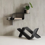 Montage Metal Wall Shelves, Set of 2 Black