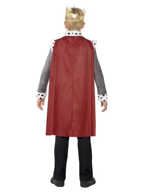 Disfraz medieval rojo del Rey Arturo
